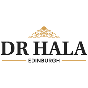 the logo for Dr Hala Aesthetics